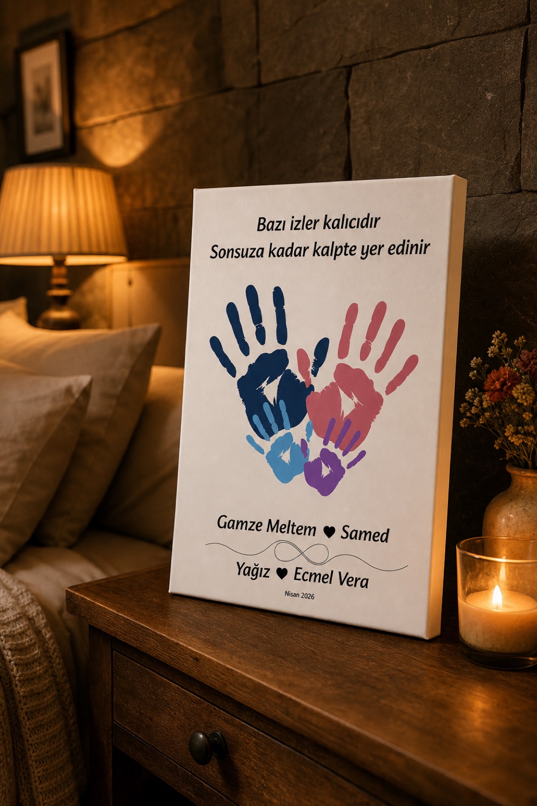 Aile El Baskı Seti - görünüm 3